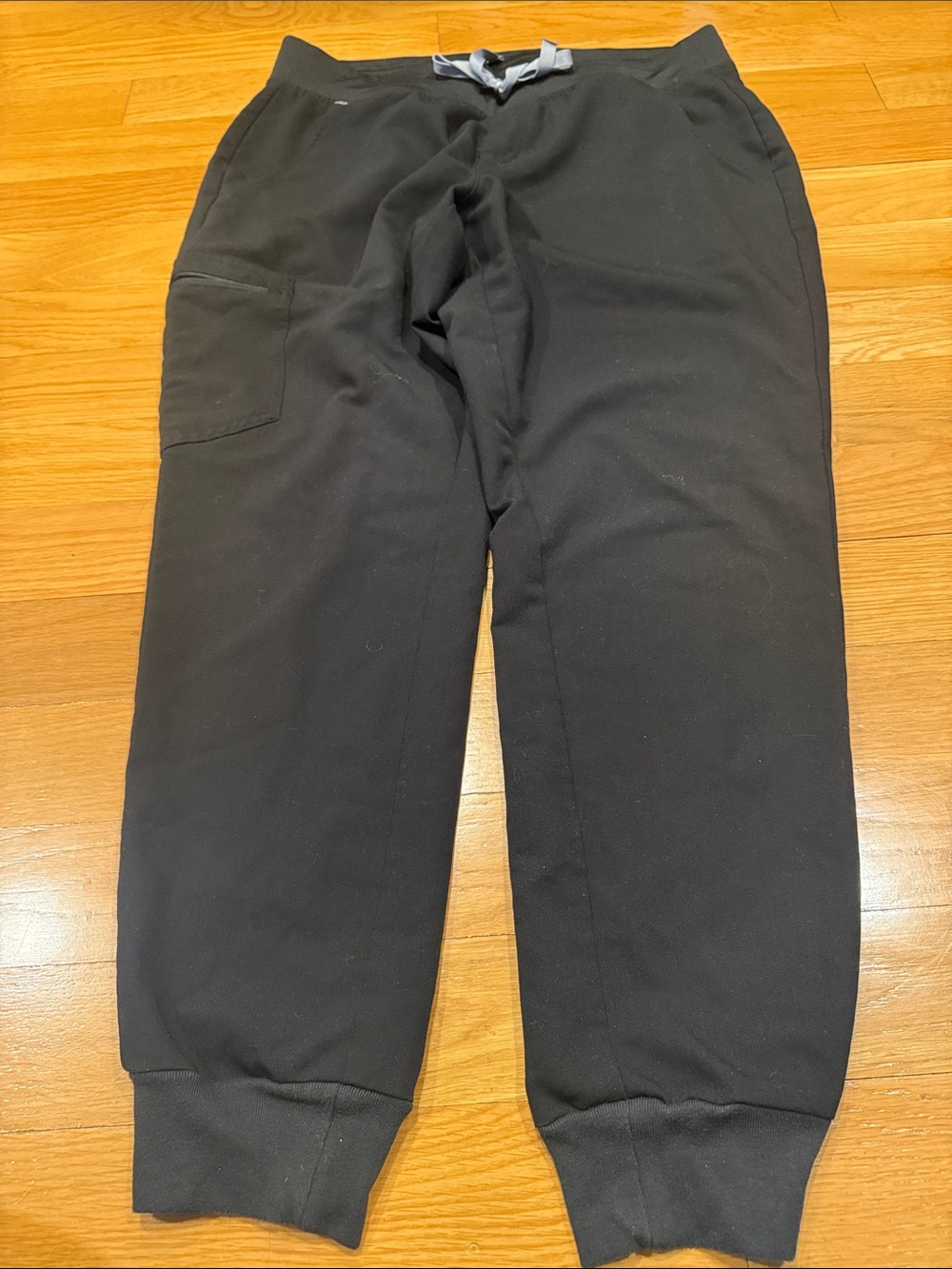 Figs women’s black Zamora joggers size large .